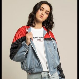 Tommy Hilfiger Half Windbreaker / Jean Jacket
